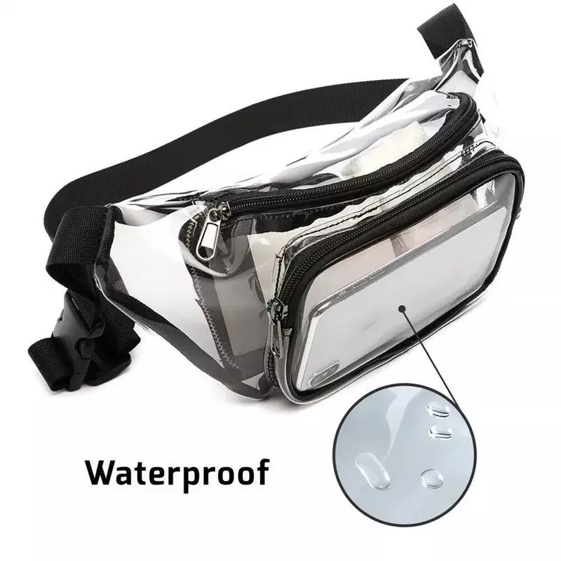 Mormon Tas Mika - Tas Mika Transparan PVC Model Selempang Cocok Untuk Konser atau Kasualan Ukuran 25x20 2