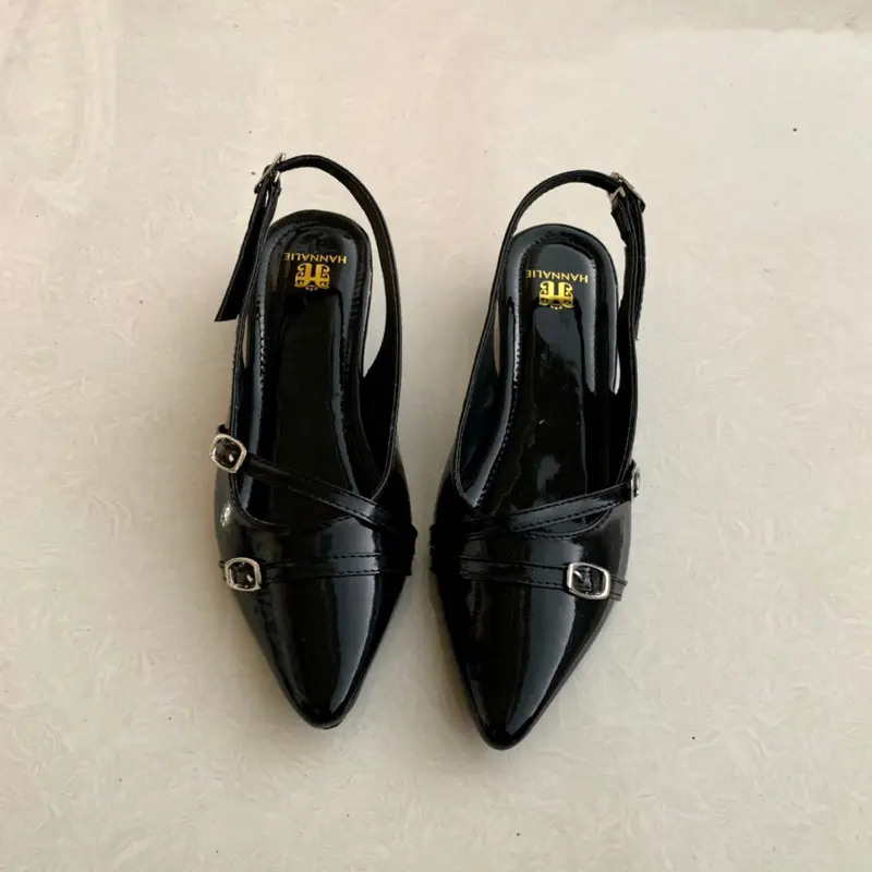 Sepatu Heels Wanita 3 CM Elegan Kekinian Terbaru 4