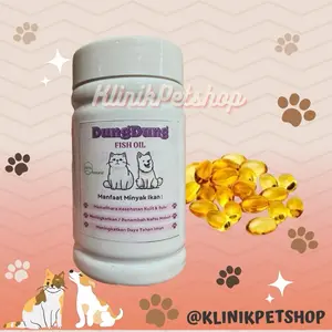 DUNGDUNG Vitamin Minyak Ikan Kucing - Vitamin Bulu Kucing Meningkatkan Nafsu Makan