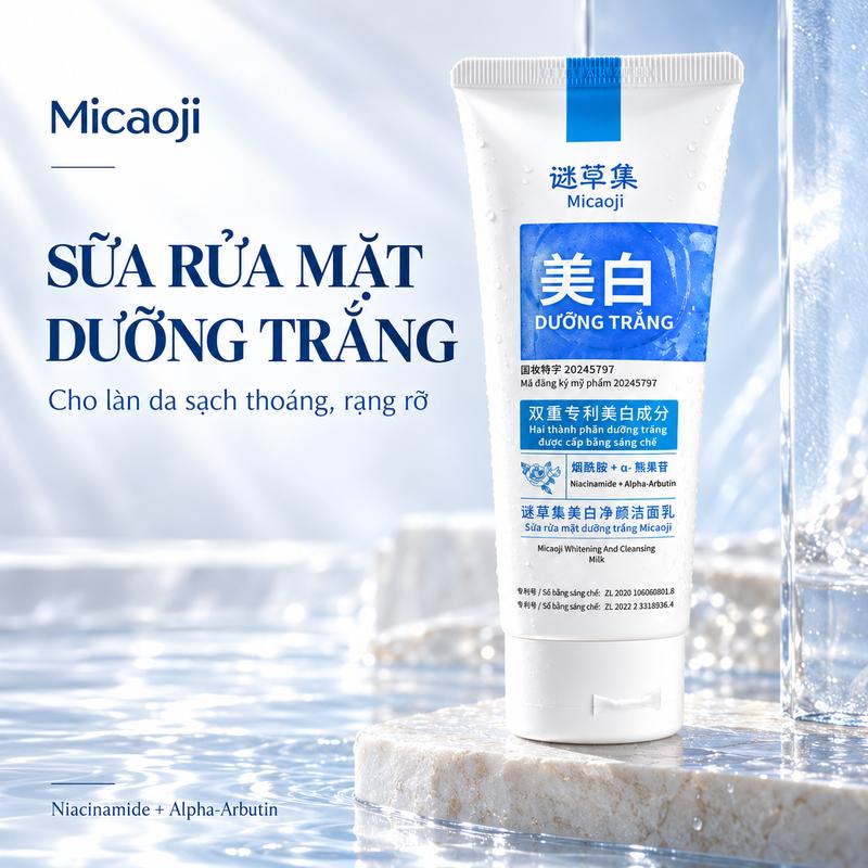 Sữa rửa mặt làm trắng da Miciaso