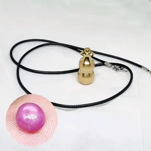 Kalung Mus tik4 batu Ruby Natural /Ruby mini liontin labu kuning Akik