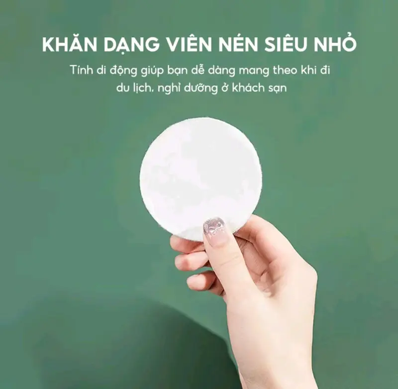 Bộ 10 Khăn Tắm Nén Cottong 140x70cm + Tặng 40 Viên Khăn Mặt, Tiện Lợi Dùng Trong Khách Sạn Nhà Tắm 5