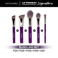 Gambar BUNDLING - ARTISANPRO LE PINCEAU SIGNATURE Signature Pro Make Up - F01,F02,F03,F05,D01 dari ArtisanPro Kota Tangerang 1 Tokopedia
