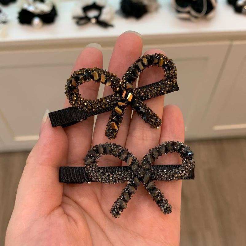 Kẹp mái nơ thiết kế tiểu thư ( kẹp mỏ vịt )