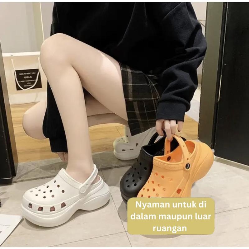 Product Introduction of Dejavu Sandal Slop Wanita Karet Sendal Wedges Wanita Sandal Kodok Rumah Selop Baim Dewasa Kekinian Sandal Anti Slip HSN124 21