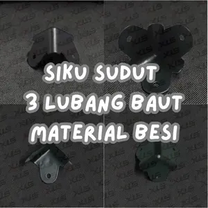 STX ACCESORIES BOX : SIKU SUDUT BESI 3 LUBANG