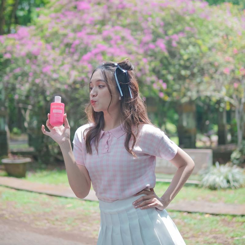 New Product! Elumor Body Lotion Cherry Blossom Bright Power 200ml | Body Lotion Whitening Kulit Kering Kusam 9