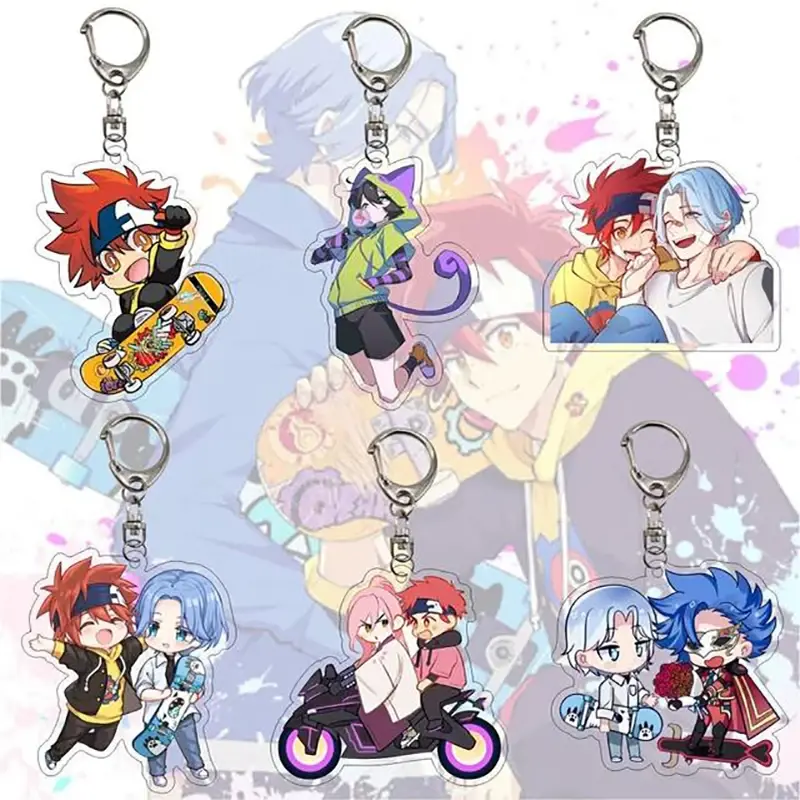 dây Chìa Khóa Anime SK SK8 The Infinity Móc móc chìa khóa ô tô Acrylic Giá Đỡ Kim Loại Móc Chìa Khóa Mặt Dây Chuyền Nam Móc Chìa Khóa Bạn Bè Goth Quà Tặng Trang Sức