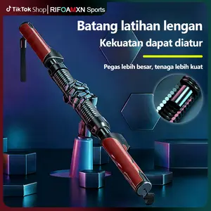 RIFOAMXN  Peralatan pegas penguat lengan baru, dapat disesuaikan dari 20-70 kg, untuk melatih otot lengan dan dada; palang latihan penguat lengan.