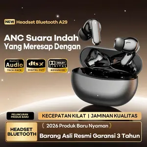 [COD] Yincoree   [A29]   TWS   Earphone Bluetooth 6.0 Original | Enc Noise Cancellation | Suara Bass Surround IMAX | Tahan Air IPX5 | Nyaman Dipakai Lam In Ear Peredam Kebisingan Mikrofon Bawaan
