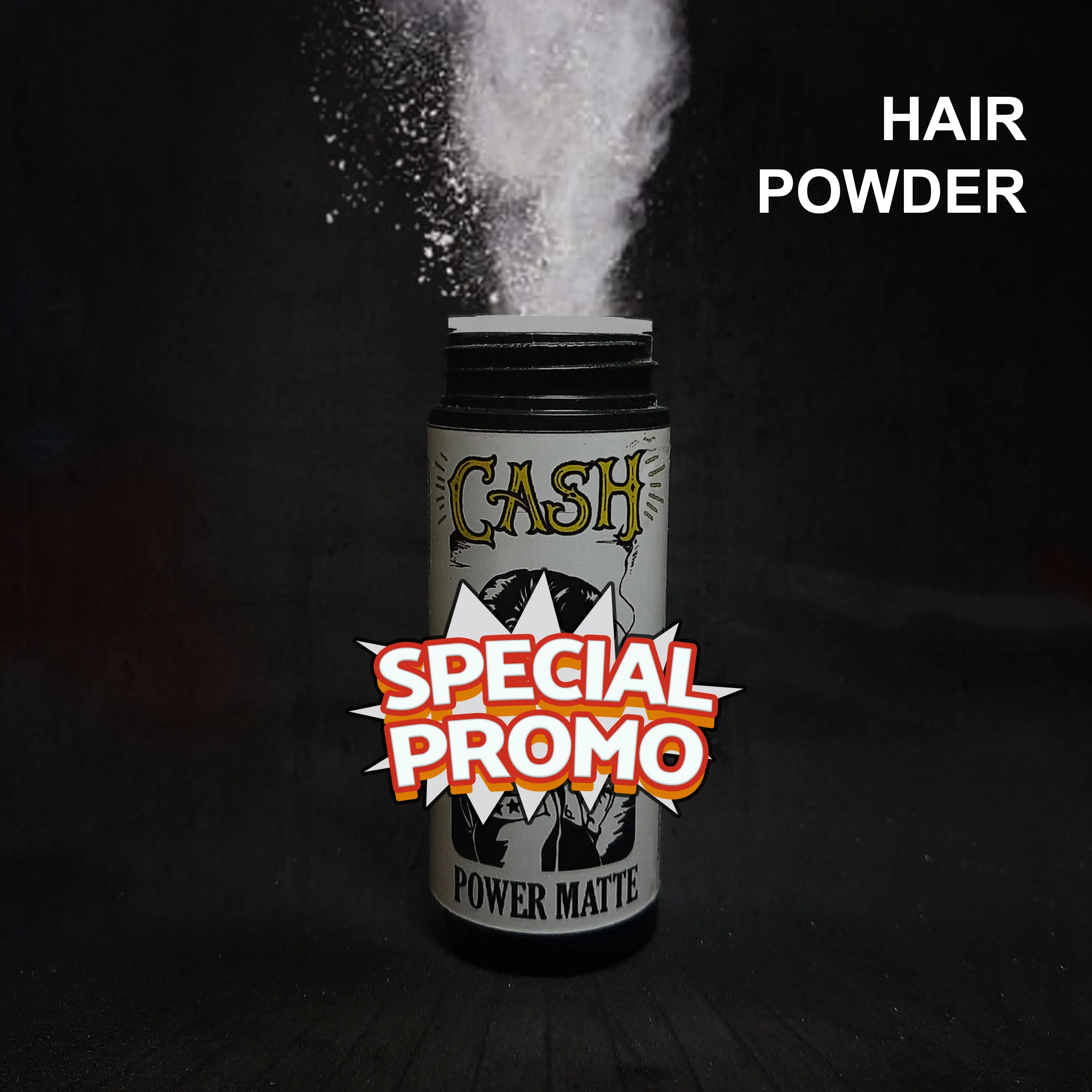 Power Cash Styling Rambut / Bubuk Penata Rambut Powder Pomade