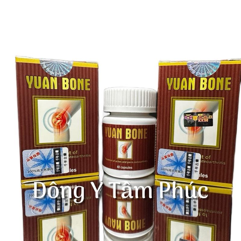 Viên uống YUAN BONE LỌ 40 viên hỗ trợ xương khớp