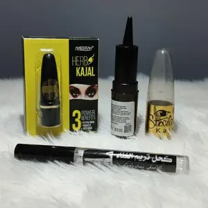 [Termurah] Paket 3 Celak Arab Halal Eyeliner Banyak Varian Ameerah Starlet Milai Tarim untuk Perempuan Muslimah Cantik Natural Sunnah