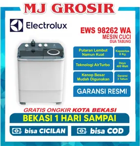 MESIN CUCI ELECTROLUX EWS 98262 WA 8KG 2 TABUNG GERMAN TECH