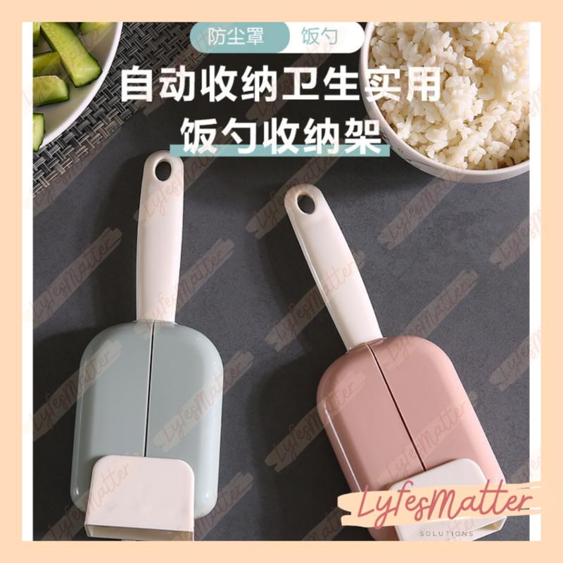 # Ready Stock # Stand-Up Rice Spoon Automatically Open And Close ...