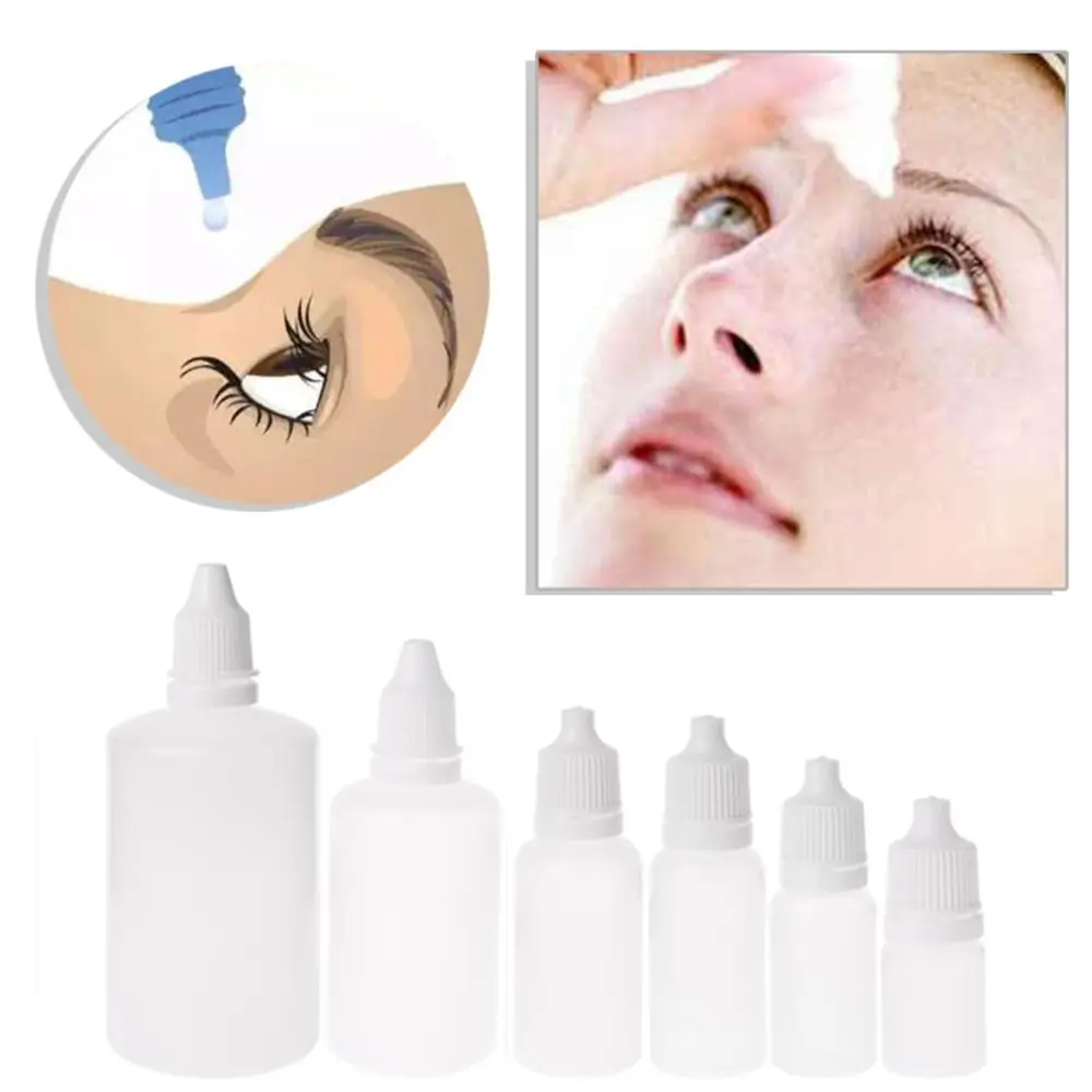1/5pcs 5/10/15/20/50/100ml Reuse Liquid Sample Scrapbooking Eye Dropper Glue Applicator Squeeze Bottle Empty Plastic Paper Quilling