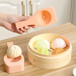 Alat Cetakan Bakpao Bakpau Mantau Manual Gagang Plastik Xiao Long Bao