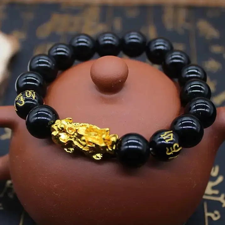 VÒNG ĐEO TAY CHUỖI HẠT ĐÁ 10MM LY ĐIÊU KHẮC CHỮ MIX TÌ HƯU 3D , ( PHỤ KIỆN THỜI TRANG CHO NAM VÀ NỮ ) ( Quà Tặng )