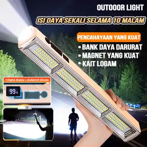 Anbolt Lampu Magnetik  emergency Anti Air Camping Lampu Tenda Lipat Lampu Lentera Portable Lantern Telescopic Torch Lampu Kerja Outdoor Lampu Darurat  Batang Lampu Tabung Lampu light solar