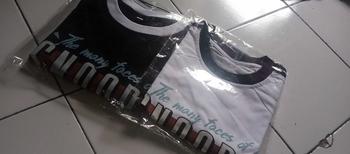 Product Review of Tshirt Lengan Pendek Garis Tiga Baju bola Snoopy Korean Style Kaos Longgar 100% Cotton from I**u P**i I** 0