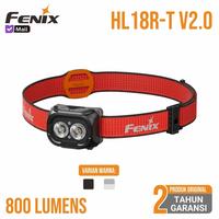 Gambar Fenix Senter Kepala HL18R-T V2.0 Lightweight Trail Running Rechargeable Headlamp LED Cool White + Warm White + Red Light 800 Lumens - PolarNightBlack dari Fenixlight Indonesia Kota Semarang 1 Tokopedia