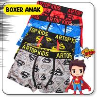 12 pcs Celana Dalam Boxer anak laki laki ARTOP KIDS POLOS size ...