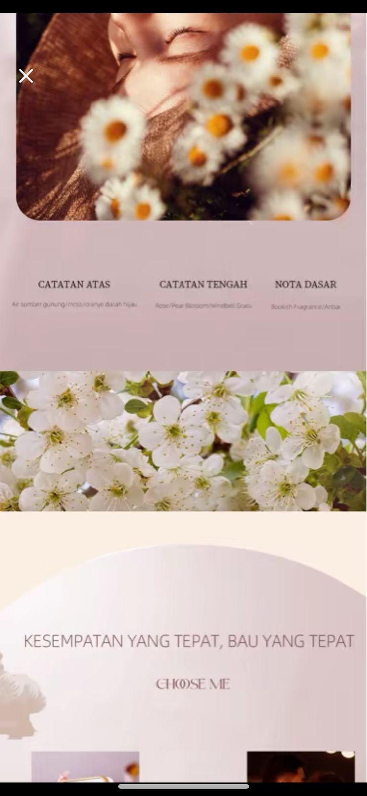 YZS Parfum Padat Wanita Kekinian  Wangi 24 Jam! BPOM Terdaftar, Alkohol-Free & Vegan, Aroma Segar Bunga & Lemon Manis Wanginya Perfume Perempuan Wanita Cewek  Dewasa Murah Lembut Pria Parfum Wanita Long Hour