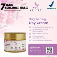 Gambar ZILOTY Brightening Day Cream 10 Gram -Anti UV - Mencerahkan Wajah - Memudarkan Flek Hitam, Kerutan - Mengatasi Jewatan, Beruntusan Untuk Semua Jenis Kulit dari Ziloty Skincare Kab. Tangerang 1 Tokopedia