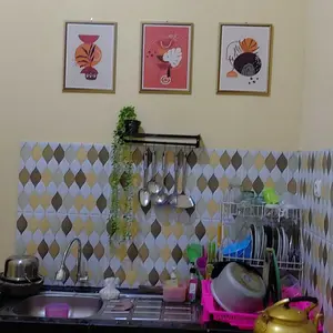 HIASAN DINDING 30X40 1SET3 ABSTRAK AESTHETIC ART DEKORASI PAJANGAN DINDING KODE ABS