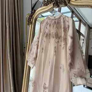 Kanza Motif 3 Dress Silk Tulle  Kondangan Lebaran Wisuda Lamaran Terbaru