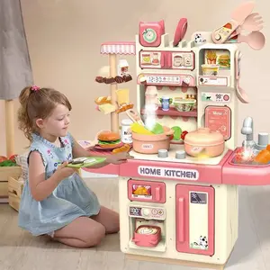 34PCS Masak Masakan Mainan Dapur Dream Kitchen Meja Mainan Dapur Anak Mainan Masak Masakan Permainan Kotak toddler  toy