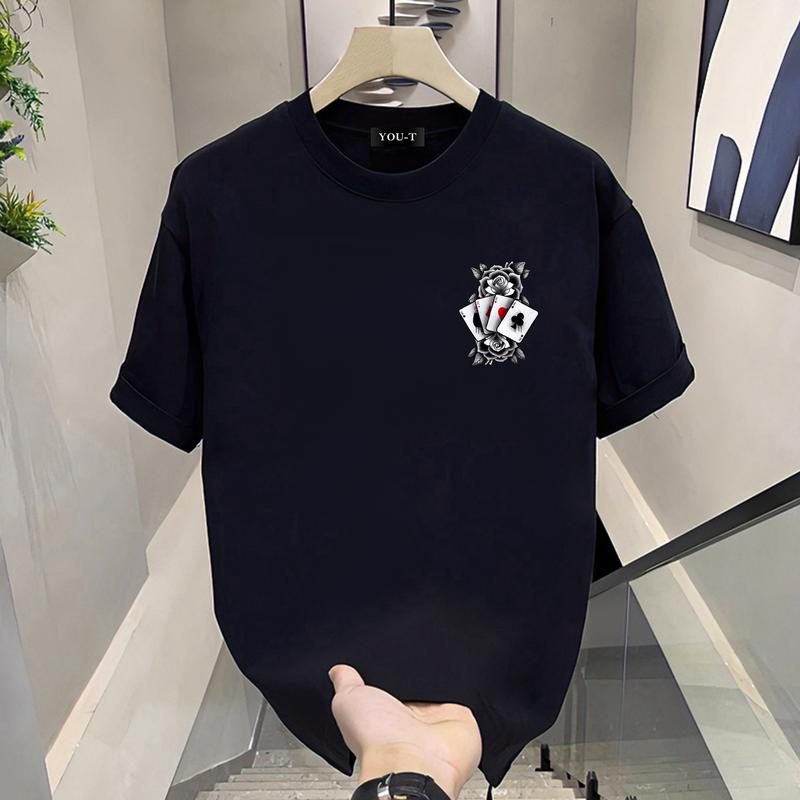 YouTee – Flower Card | Kaos Lengan Pendek Oversize Unisex Premium | 100% Katun Combed 24s | Sablon DTF | Ukuran Jumbo Big S-4XL (LD 128cm) | Anti Gerah Anti Terawang | COD 1