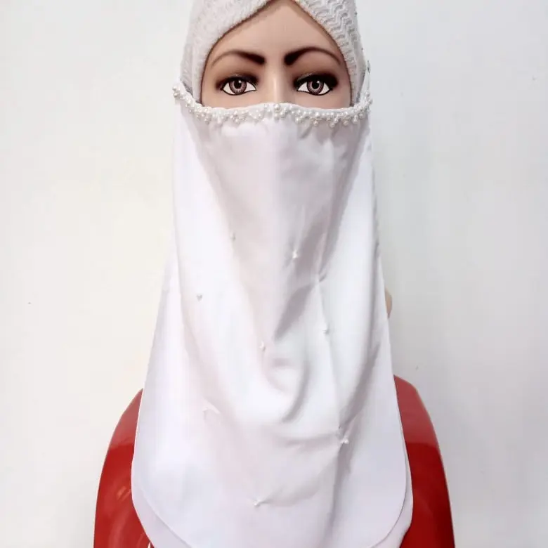 Cadar 2 layer PUTIH BERSIH /cadar pengantin syar'i / cadar walimah Pernikahan