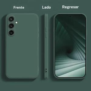 Adecuado para Funda para Samsung Galaxy A16/A26/A36/A56/A06/A55/A35/A15/A05S/A14/A34/A54 5G S25FE S25Ultra, Funda Original Líquida Antigolpes de TPU Suave para Samsung Serie A
