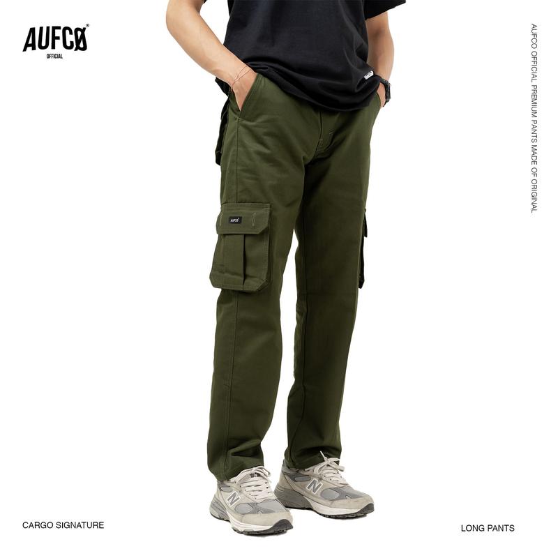AUFCO Celana Cargo Panjang Basic Slimfit Model 3
