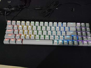 Product Review of [LIVE EXCLUSIVE] GAMEN Titan Elite Keyboard Gaming Mechanical 78 Keys Ergonomic Design Original - Garansi 1 Tahun from m**🫩 2