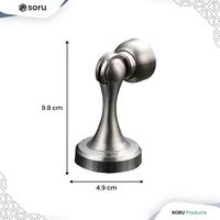 Gambar SORU - Penahan Pintu - Round Magnetic Door Stopper - Ganjalan Pintu Stainless Steel - Black dari Soru Indonesia Kota Bandung 2 Tokopedia