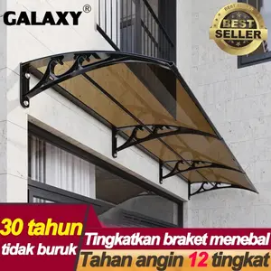 GALAXY Canopy Kanopi atap Atap Transparan 60*100 100x150 Cm