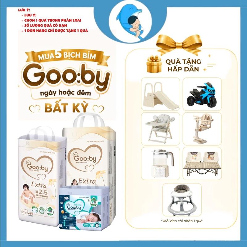 - Combo 5 -Tặng quà ] Tã cho bé Dán/Quần Gooby Ngày và Đêm mềm mại, an toàn, thấm hút tốt size NB/S/M/L/XL/XXL/XXXL cho bé từ 4kg - 35kg