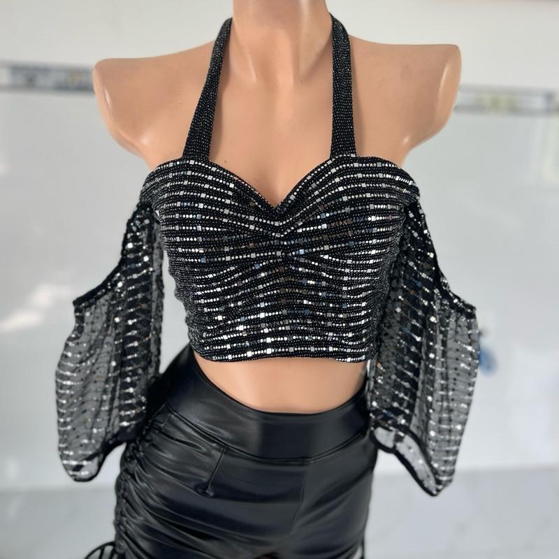 ÁO NHŨ ÉP TAY LƯỚI RỚT VAI