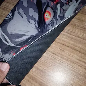 80x30cm and 21x26cm Gaming and Office Mouse Pad Set with Non-Slip Rubber Base, Waterproof Textured Surface, Stitched Edges, Smooth Tracking for FPS/MOBA/Work/Laptop IDLC3SVLWFL9