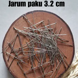 Jarum paku silver 3.2 cm tajam dan anti karat