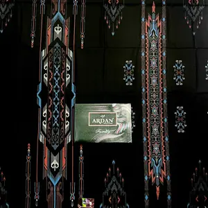 Sarung ardan family terbaru sarung santri murah original grosir Muslim Motif Dewasa Hitam