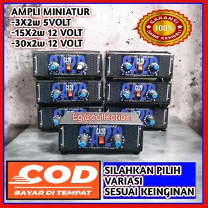 Amplifier miniatur model CA20 pilih sesuai variasi