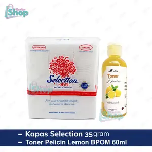 [GRATIS KAPAS] Toner Pelicin Wajah Ekstrak Lemon 60ml Original BPOM / Toner Pembersih Wajah