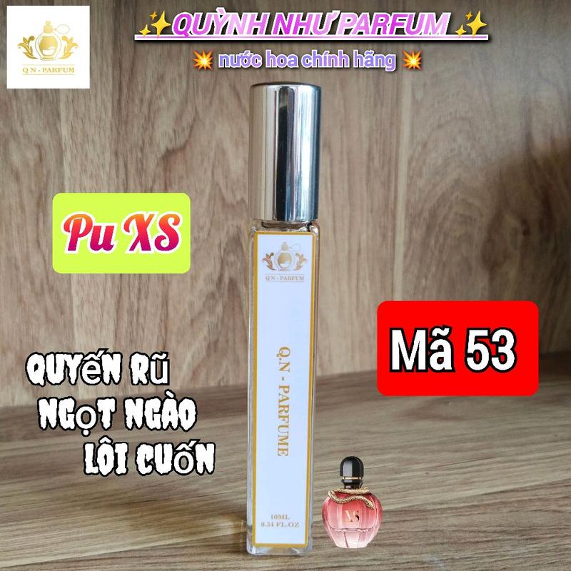    Pu XS   10ml nước hoa nữ. xịt thơm. pafum. Ngọt ngào. quyến rũ. nữ tính 