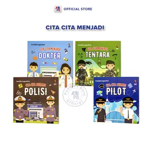 Buku Anak Seri Cita-Cita Menjadi : Pilot / Tentara / Dokter / Polisi / GROW UP MEDIA