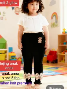 Legging anak kriwil kembang 1-5th