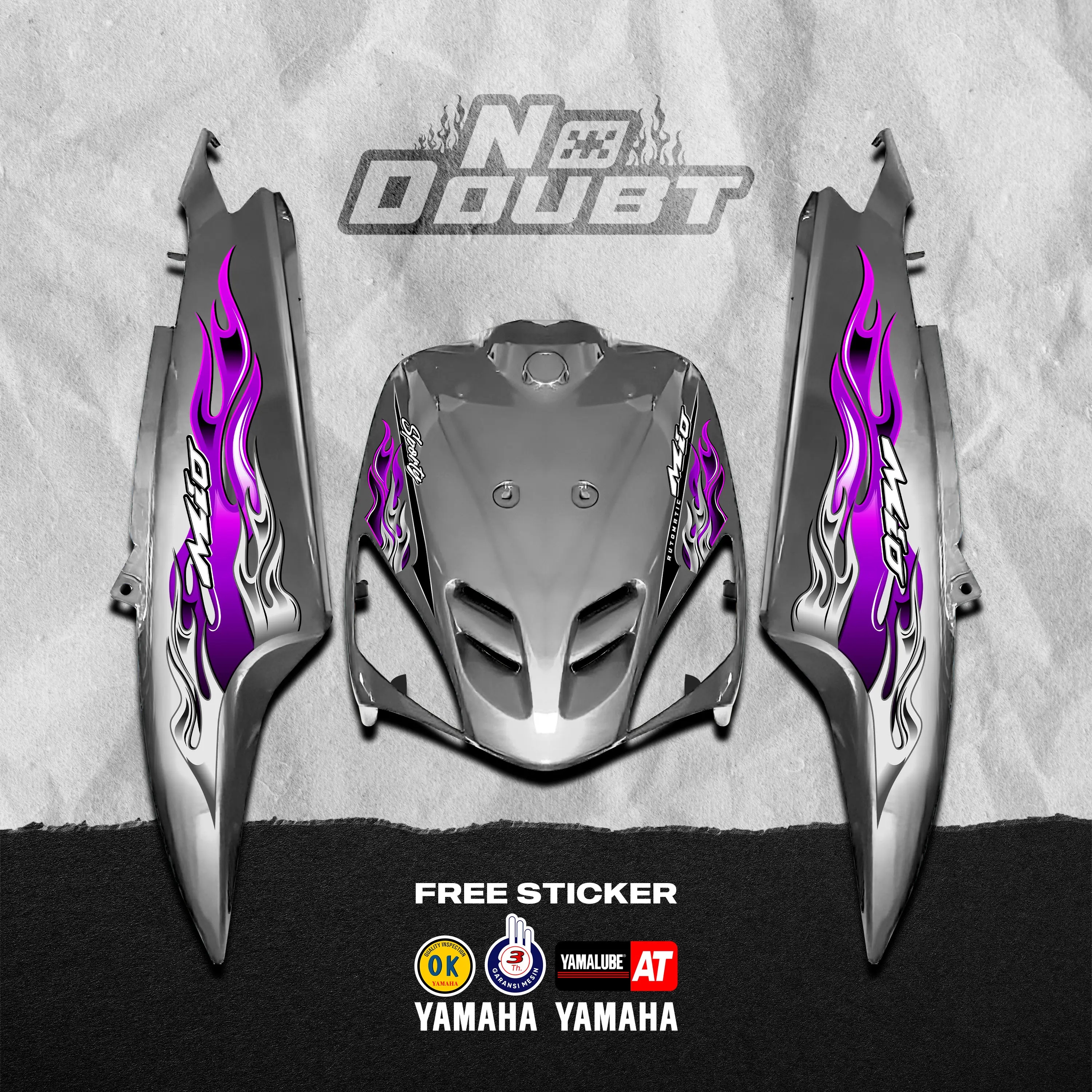 STRIPING MIO SPORTY CUSTOM FLAME FULL - ALL BODY