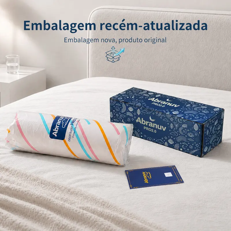 【Abranuv PRO2.0】Travesseiro Cervical ABRANUV, sono confortável, espuma de memória ergonômica sem odor, travesseiro ortopédico, ideal para dormir de lado, de costas e de bruços S-5431 - 9